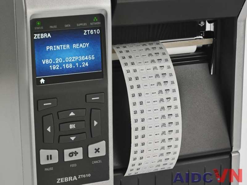 Máy in mã vạch RFID Zebra ZT600