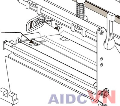 Đặt giấy không khớp với cảm biến của máy in mã vạch